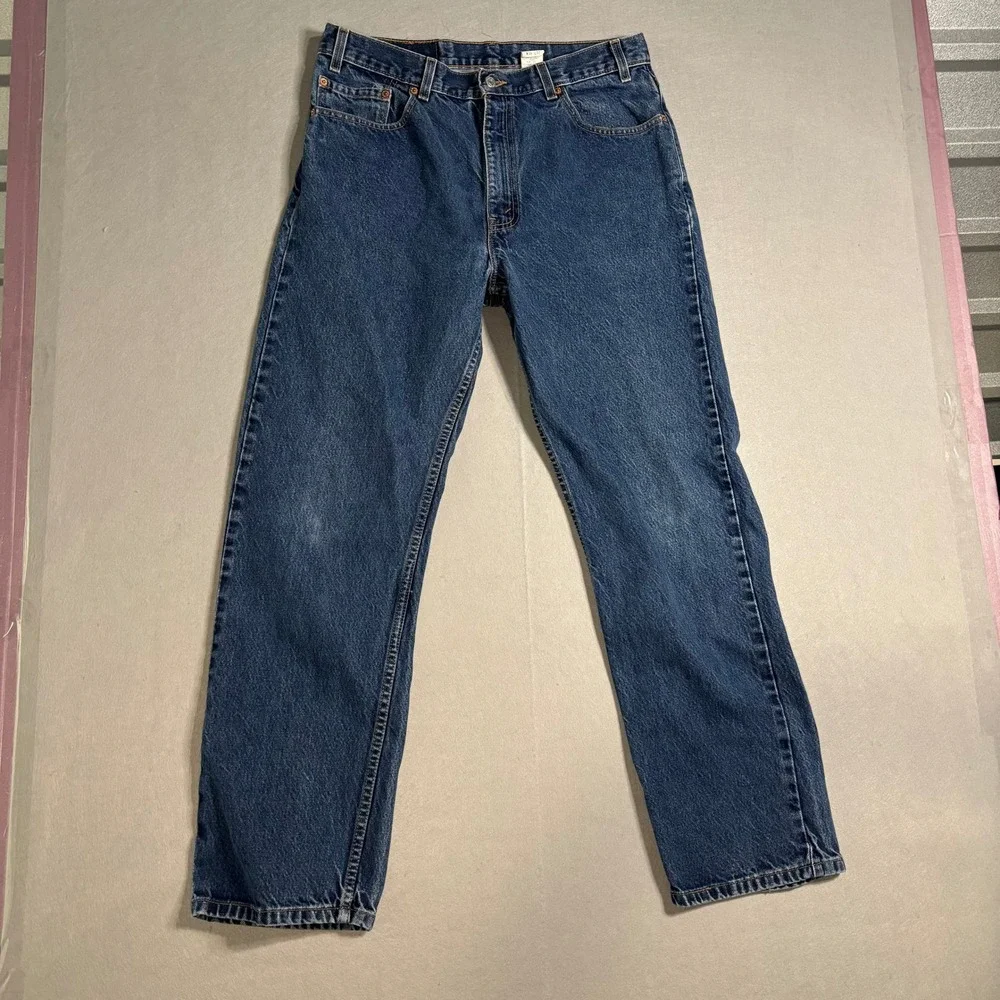 Vintage Levi's 505 Jeans USA Made 36x32 Red Tab Straight Leg